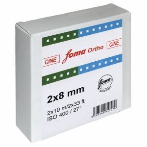 2×8 FOMA CINE ORTHO 400 10m FILM+LAB+SCAN PACK