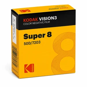 SUPER 8 KODAK VISION3 50DFILM+LAB+SCAN PACK